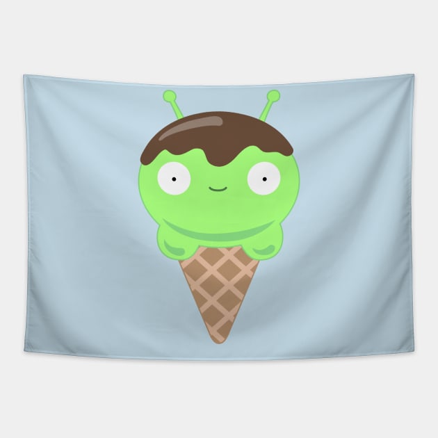 MOONCAKE ICECREAM Tapestry by HSDESIGNS