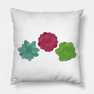 Succulent Flower Set Pillow