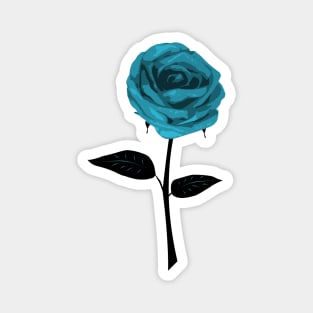 Blue Rose / Light Clothes Magnet