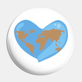 Love your world Pin