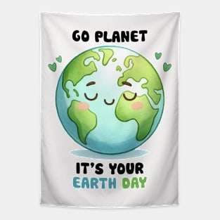 Go Planet It's Your Earth Day Tapestry