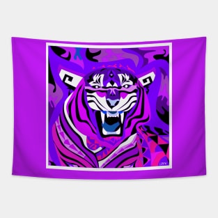 bengal tiger in zodiac of china new year pattern Tapestry