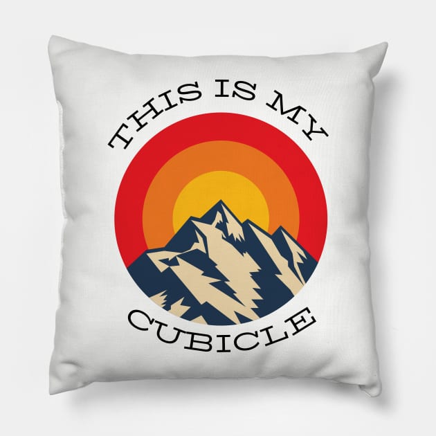 Cubicle Pillow by Rickido