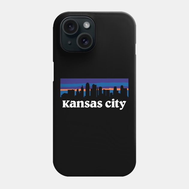 Kansas City Skyline Phone Case by bellamuert3