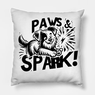 Paws & Spark! Pillow