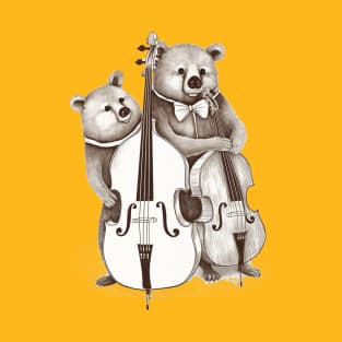 vintage double bear double bass T-Shirt