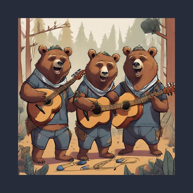 Bear Singing Band by Kings Court
