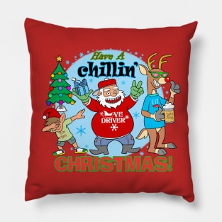 A Chillin' Christmas Pillow