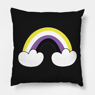 Nonbinary pride flag Pillow