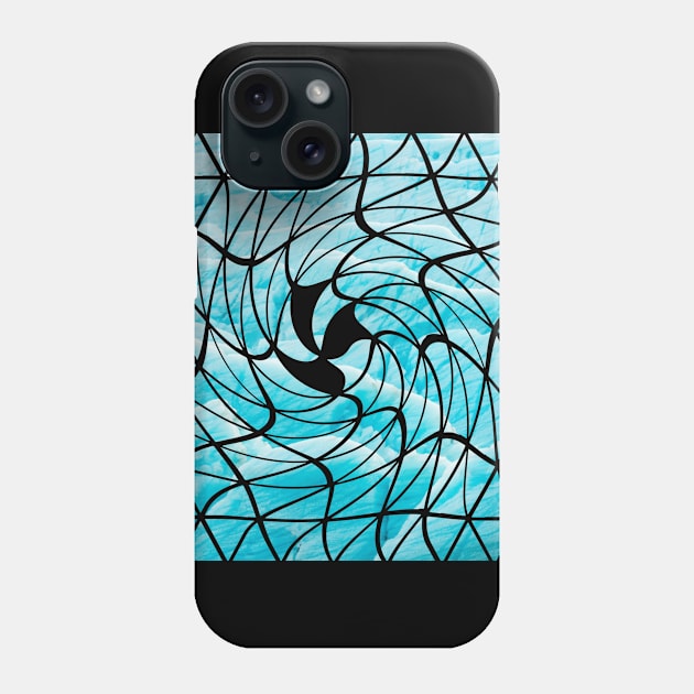 GEOMETRIC GLACIER ICE Phone Case by GOTOCREATE