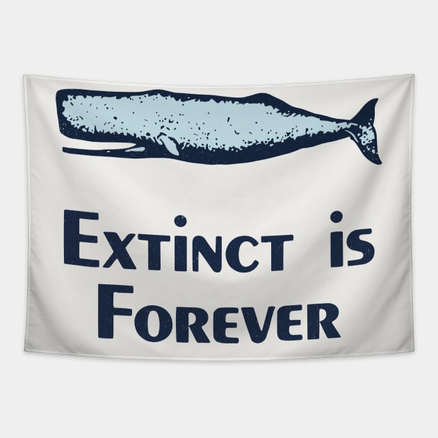 Extinct Is Forever Tapestry by DrumRollDesigns