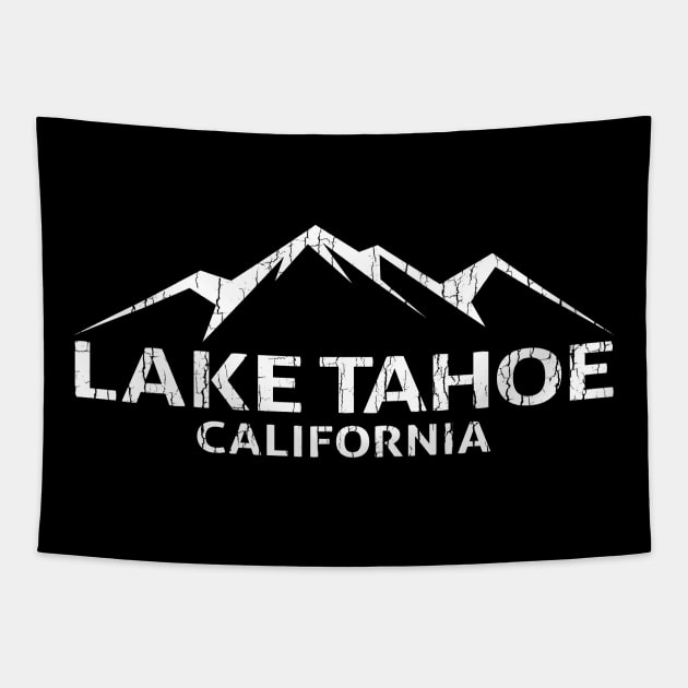 Skiing Lake Tahoe Ski California Tapestry by heybert00