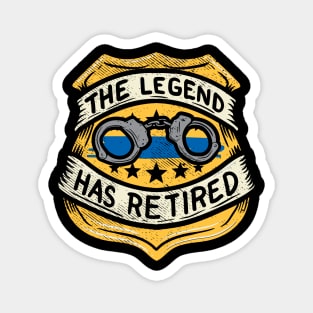 The Legend Has Retired Magnet