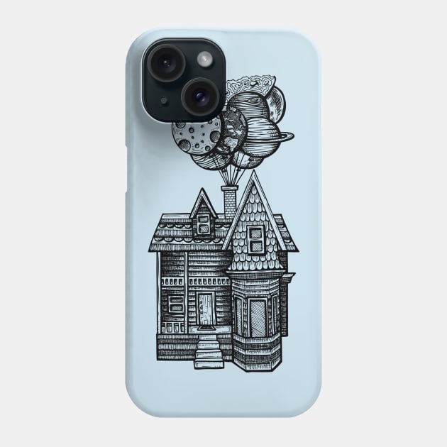 Up, Up and Away Phone Case by stacybeeart