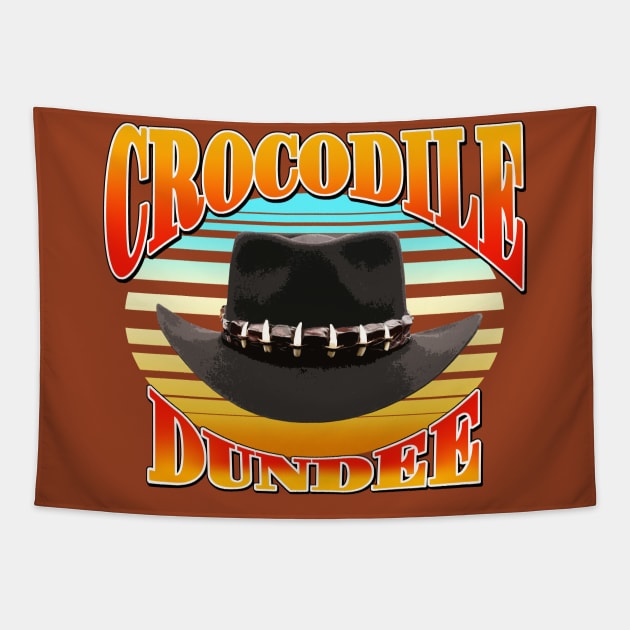 Crocodile Dundee Tapestry by Scud"