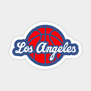 Los Angeles Basketball Magnet