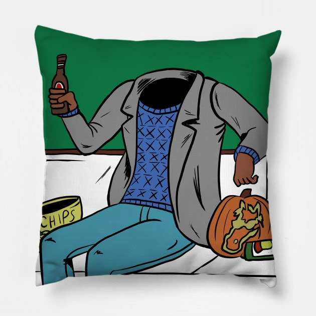 Headless Bojack Horseman Pillow by Black Snow Comics