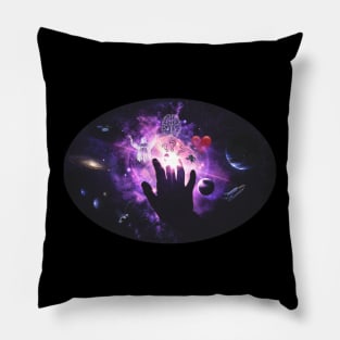 Eternal aspiration to the unknown Pillow