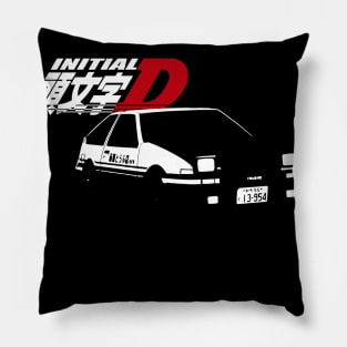 Initial D Toyota Corolla Trueno ae86 Simplistic Graphic Pillow