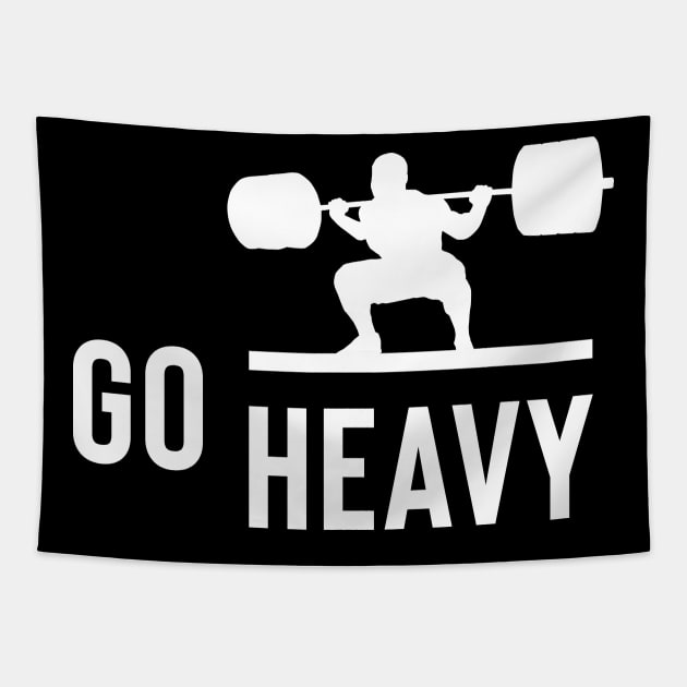weightlifting - go heavy Tapestry by Max