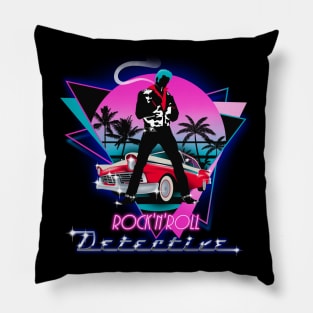 Rock n Roll Detective Pillow