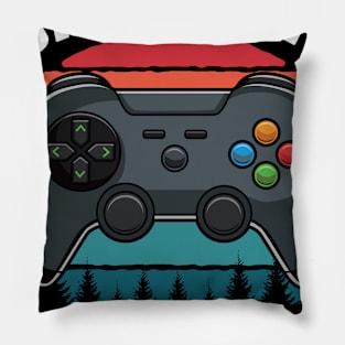 Retro Vintage Quarantine And Gaming Funny Gift Pillow