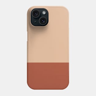 Plain colors terracotta Phone Case