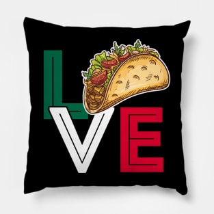 Cinco De Mayo Taco Love Mexican Food Pillow