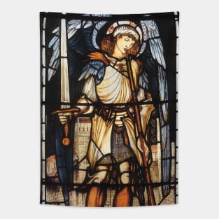 Saint Michael by Sir Edward Coley Burne-Jones Tapestry