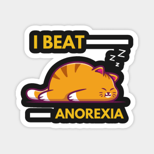 I Beat Anorexia Magnet
