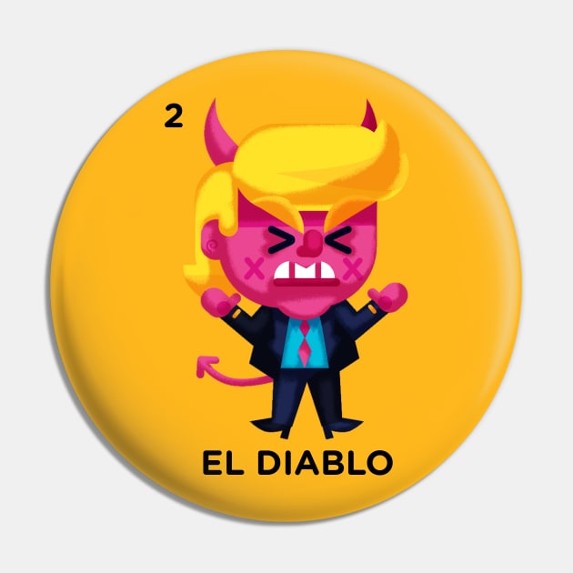 El Diablo Pin by Inkbyte Studios