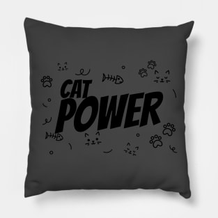 Cat Power Supercat Pillow