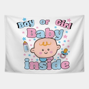 Gender reveal: Baby inside Tapestry