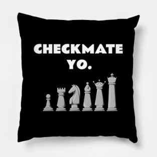 Checkmate Yo Chess Pillow