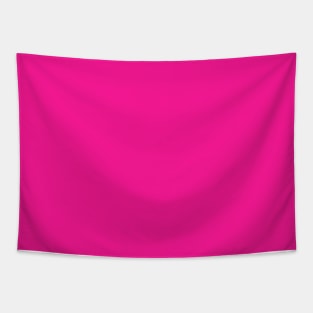 Electric Hot Pink Plain Solid Color Tapestry