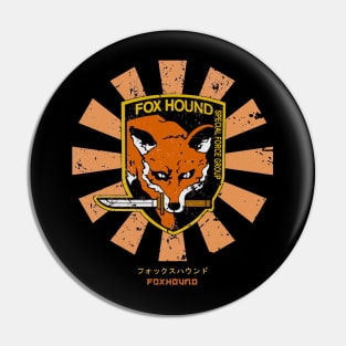 Foxhound Retro Japanese Metal Gear Solid Pin