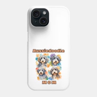 Aussiedoodle Mom Watercolor Phone Case