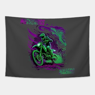 Motocross Maniac Tapestry