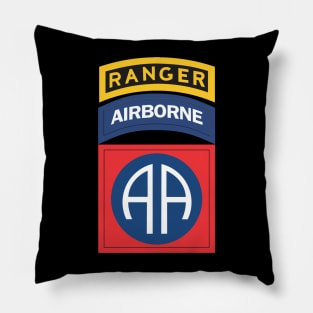 Ranger Airborne Division Paratrooper Insignia Pillow