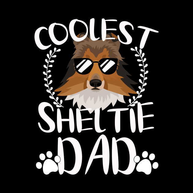 Glasses Coolest Sheltie Dog Dad by mlleradrian