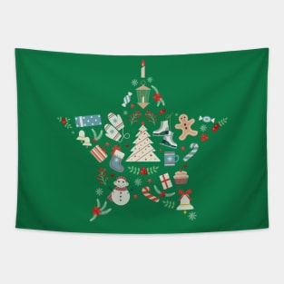 Christmas Is Coming Pattern Idea Tapestry