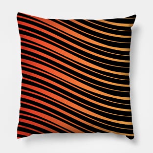 Stripes pattern - red Pillow