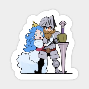 princess and knight Magnet