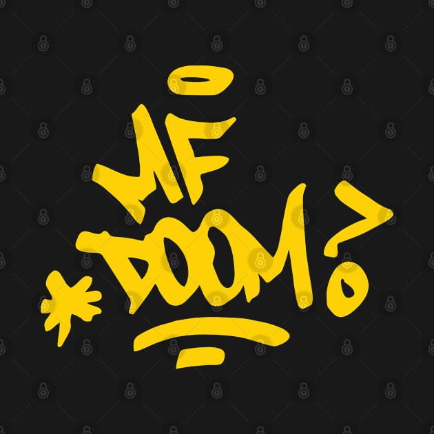 MF DOOM x Graffiti Hip Hop by muckychris