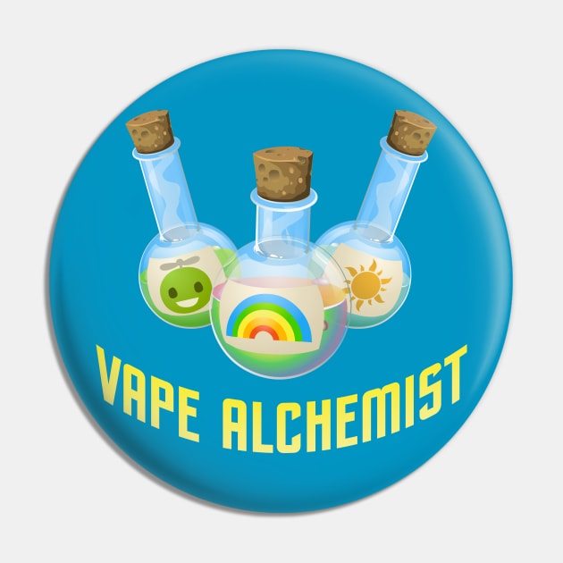 Vape Alchemist for Vapers That Make eLiquids Pin by bestcoolshirts