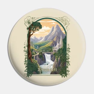 Retro Design Rivendell Pin