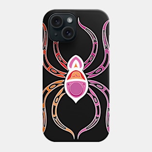 Asabikeshiinh (spider) Lesbian Pride Phone Case