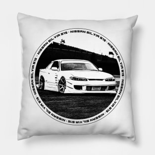 NISSAN SILVIA S15 Black 'N White 4 Pillow