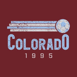 Colorado Soccer Retro Vintage T-Shirt