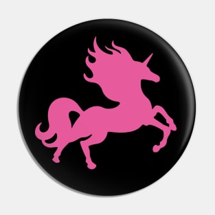 Visible Invisible Pink Unicorn Pin